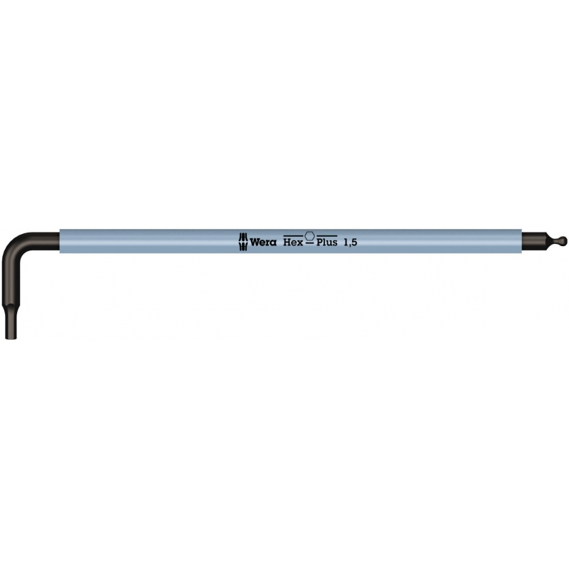 WERA inbussleutel 950 SPKL SW 1.5 mm Multicolour metrisch, BlackLaser