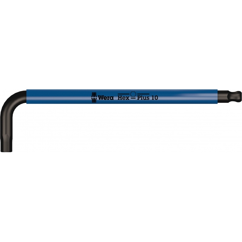 WERA inbussleutel 950 SPKL SW 10.0 mm Multicolour metrisch, BlackLaser