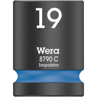 WERA Impakt/SlagmoerDop 19.0 x38.0 mm-1/2"-aandrijving WERA Impakt/SlagmoerDop 19.0 x38.0 mm-1/2"-aandrijving