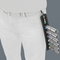 WERA BELT C Deep 1, 6-delige Doppen set, lange doppen met 1/2" -AANDRIJVING WERA BELT C Deep 1, 6-delige Doppen set, lange doppen met 1/2" -AANDRIJVING