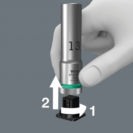 WERA BELT C Deep 1, 6-delige Doppen set, lange doppen met 1/2" -AANDRIJVING WERA BELT C Deep 1, 6-delige Doppen set, lange doppen met 1/2" -AANDRIJVING