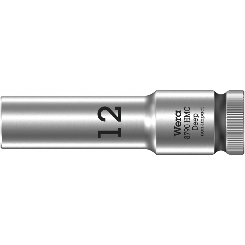 WERA 8790 HMC Lange Dop 12.0 x83.0 mm- "Deep Socket"-1/2"-aandrijving
