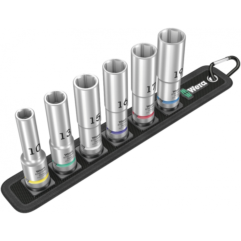 WERA 8790 HMC Lange Dop 12.0 x83.0 mm- "Deep Socket"-1/2"-aandrijving