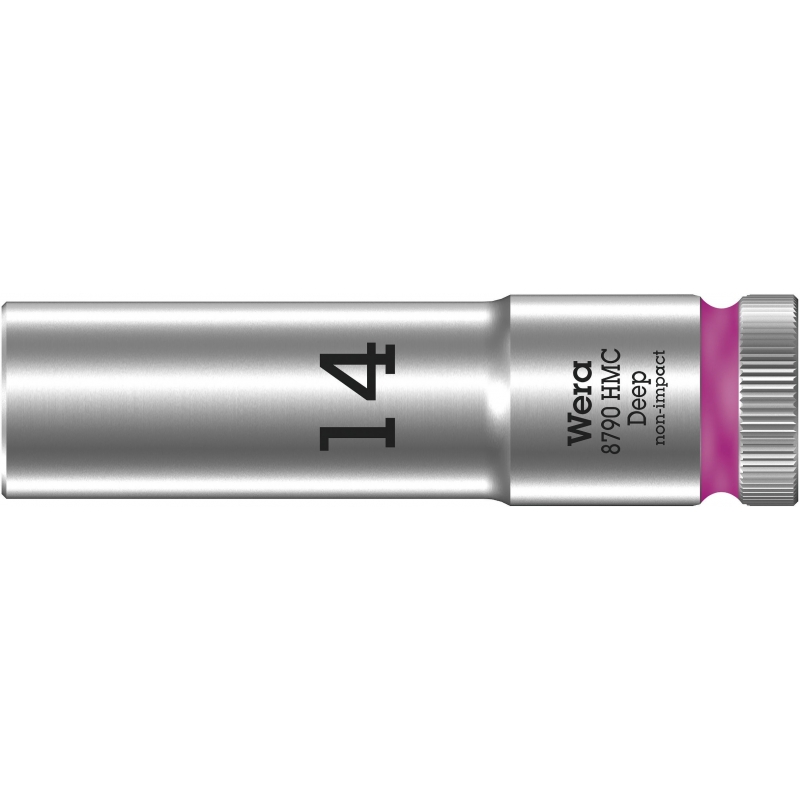 WERA 8790 HMC Lange Dop 14.0 x83.0 mm- "Deep Socket"-1/2"-aandrijving