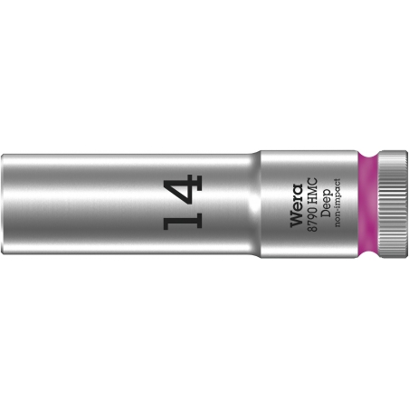 WERA 8790 HMC Lange Dop 15.0 x83.0 mm- "Deep Socket"-1/2"-aandrijving WERA 8790 HMC Lange Dop 15.0 x83.0 mm- "Deep Socket"-1/2"-aandrijving