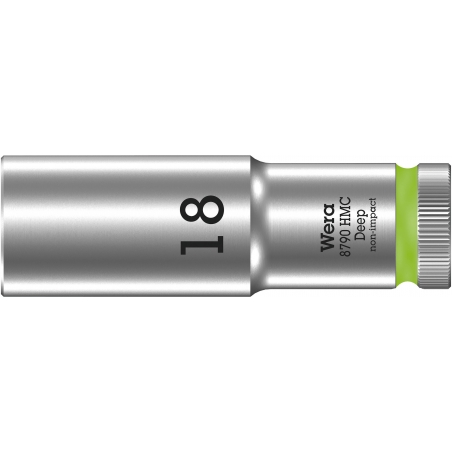 WERA 8790 HMC Lange Dop 15.0 x83.0 mm- "Deep Socket"-1/2"-aandrijving WERA 8790 HMC Lange Dop 15.0 x83.0 mm- "Deep Socket"-1/2"-aandrijving
