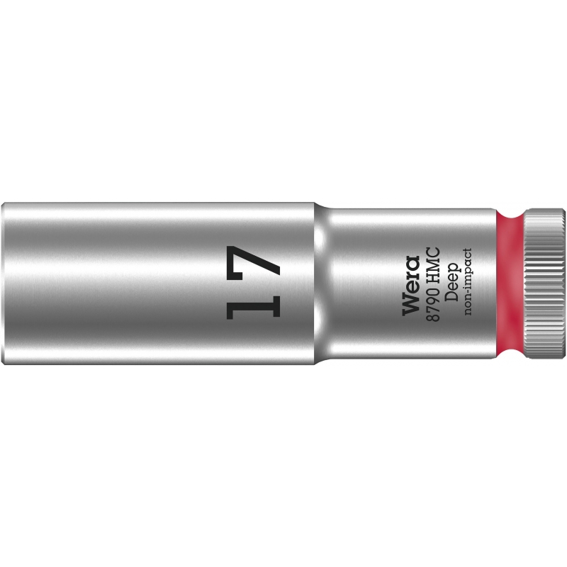 WERA 8790 HMC Lange Dop 17.0 x83.0 mm- "Deep Socket"-1/2"-aandrijving
