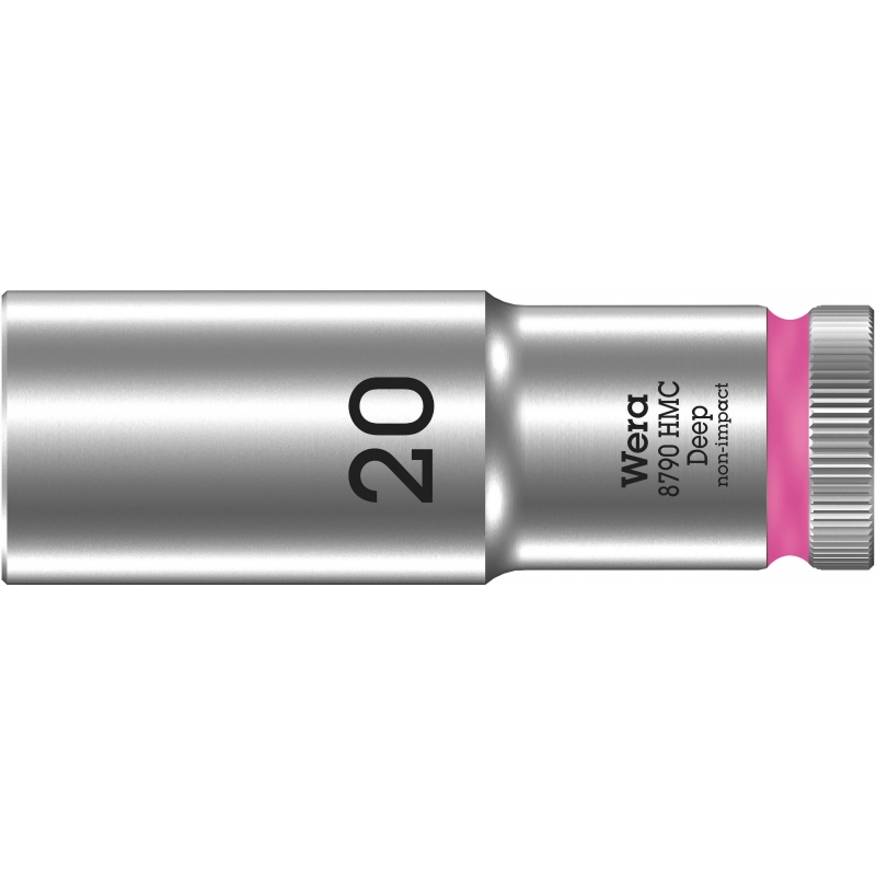 WERA 8790 HMC Lange Dop 20.0 x83.0 mm- "Deep Socket"-1/2"-aandrijving