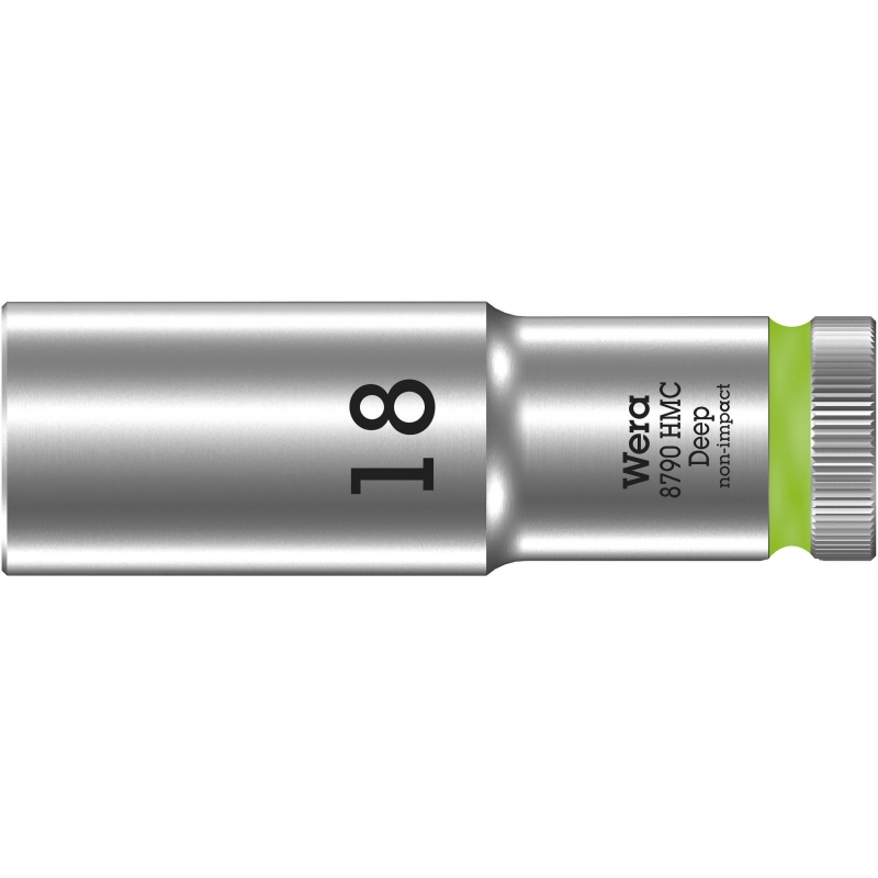 WERA 8790 HMC Lange Dop 21.0 x83.0 mm- "Deep Socket"-1/2"-aandrijving WERA 8790 HMC Lange Dop 21.0 x83.0 mm- "Deep Socket"-1/2"-aandrijving