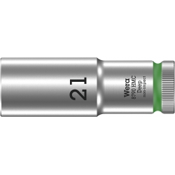 WERA 8790 HMC Lange Dop 21.0 x83.0 mm- "Deep Socket"-1/2"-aandrijving WERA 8790 HMC Lange Dop 21.0 x83.0 mm- "Deep Socket"-1/2"-aandrijving