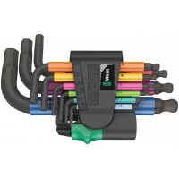 WERA inbussleutelset 950 SPKS/9 SB Multicolour metrisch, BlackLaser WERA inbussleutelset 950 SPKS/9 SB Multicolour metrisch, BlackLaser