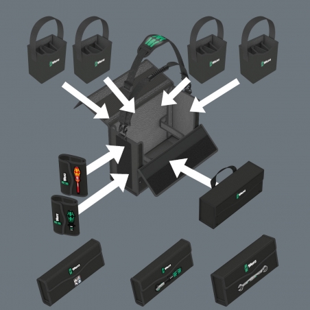 WERA 2GO 2 XL, De Gereedschapskoffer WERA 2GO 2 XL, De Gereedschapskoffer