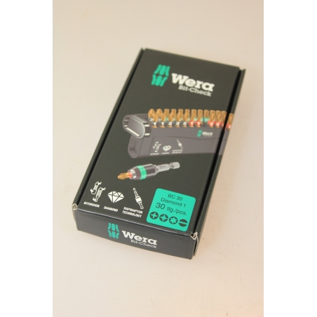 WERA Bit-check BC 30 Diamond 1, 30-delig WERA Bit-check BC 30 Diamond 1, 30-delig