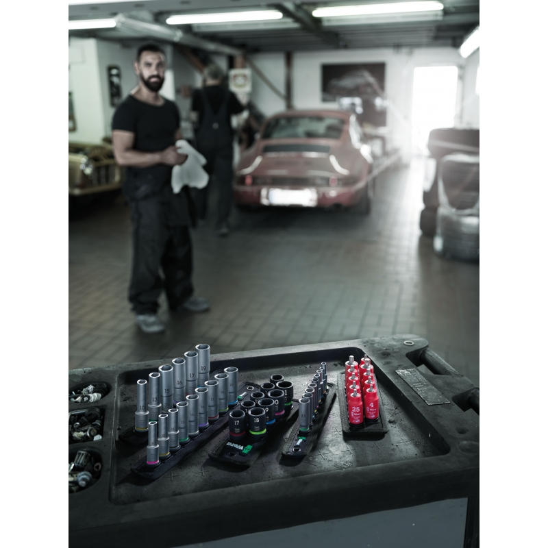 WERA BELT A Deep 1, 9-delige Doppen set, lange doppen met 1/4" -AANDRIJVING WERA BELT A Deep 1, 9-delige Doppen set, lange doppen met 1/4" -AANDRIJVING