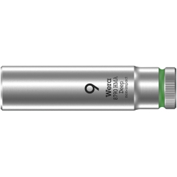 WERA 8790 HMA Lange Dop 6.0x50.0 mm- "Deep Socket"-1/4"-aandrijving