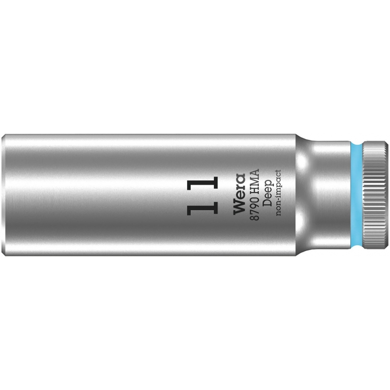 WERA 8790 HMA Lange Dop 11.0x50.0 mm- "Deep Socket"-1/4"-aandrijving