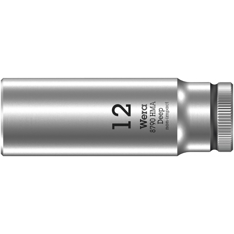 WERA 8790 HMA Lange Dop 12.0x50.0 mm- "Deep Socket"-1/4"-aandrijving