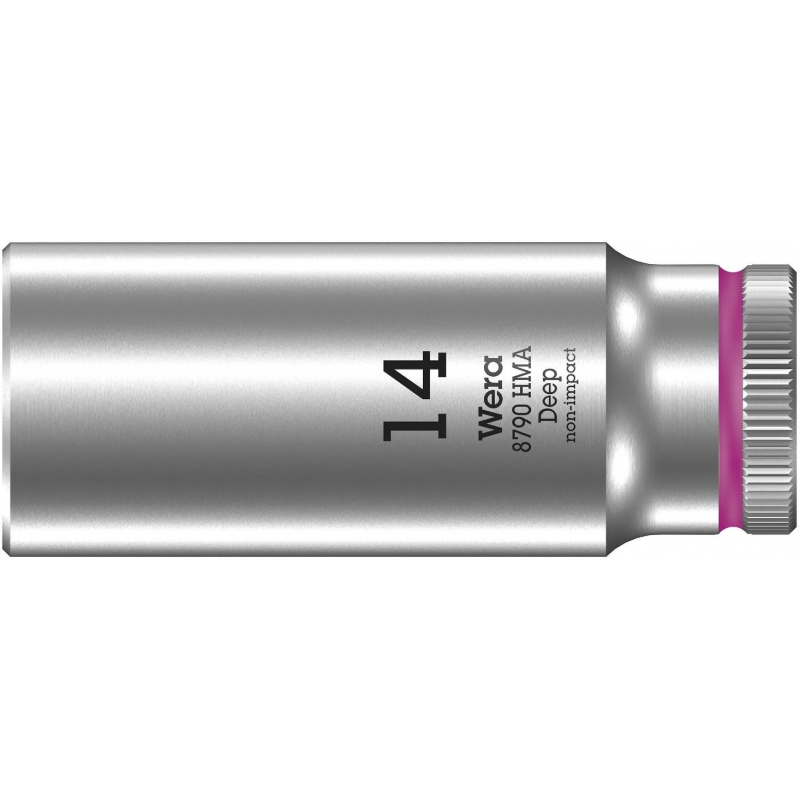 WERA 8790 HMA Lange Dop 14.0x50.0 mm- "Deep Socket"-1/4"-aandrijving