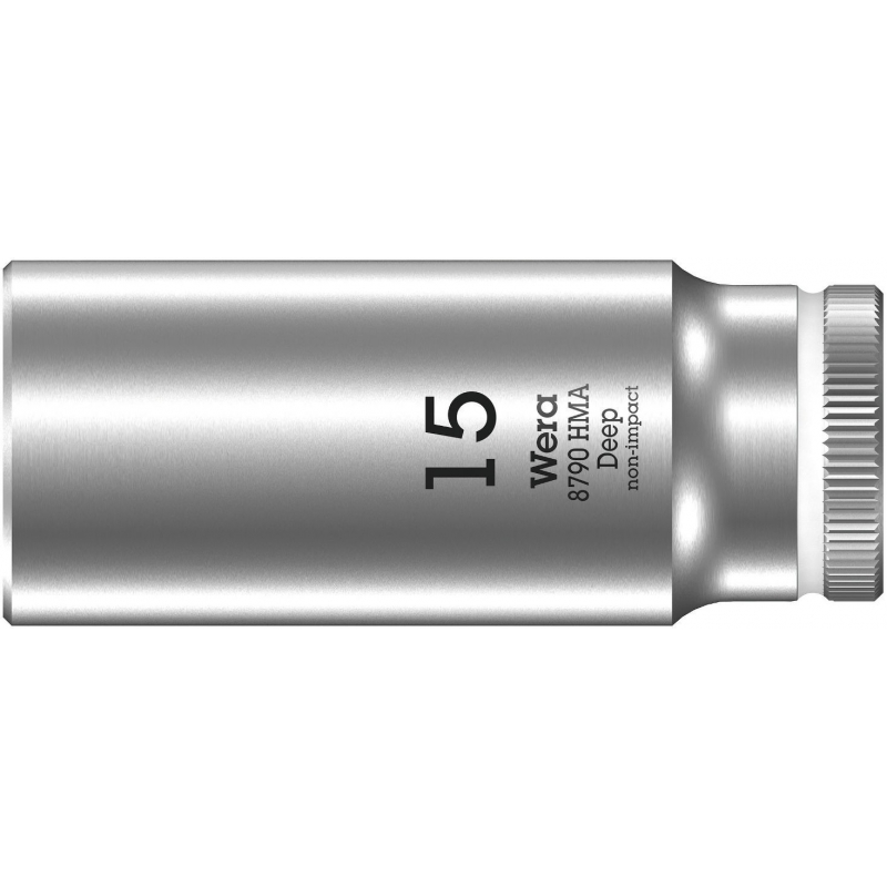 WERA 8790 HMA Lange Dop 15.0x50.0 mm- "Deep Socket"-1/4"-aandrijving