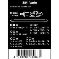 WERA Kraftform Kompakt 88/1 Vario-Set WERA Kraftform Kompakt 88/1 Vario-Set