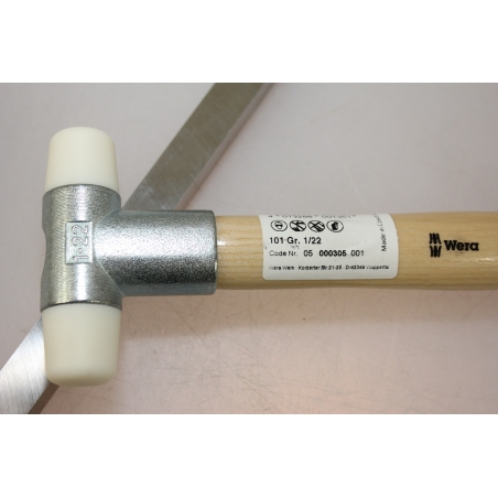 WERA Kunststof hamer met Nylon kop 101 WERA Kunststof hamer met Nylon kop 101