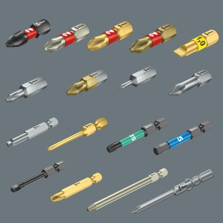 WERA TORX® TX 20 Z-bits 867/1 DIY 100 stuks WERA TORX® TX 20 Z-bits 867/1 DIY 100 stuks