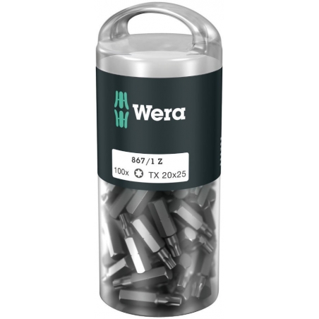 WERA TORX® TX 20 Z-bits 867/1 DIY 100 stuks