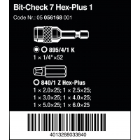 WERA Bit-Check BC 7 Universal 4