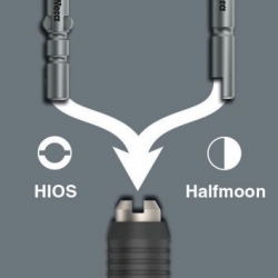 WERA 1013 Micro ESD half-moon bit-handhouder