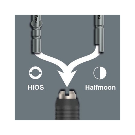 WERA 1013 Micro ESD half-moon bit-handhouder WERA 1013 Micro ESD half-moon bit-handhouder