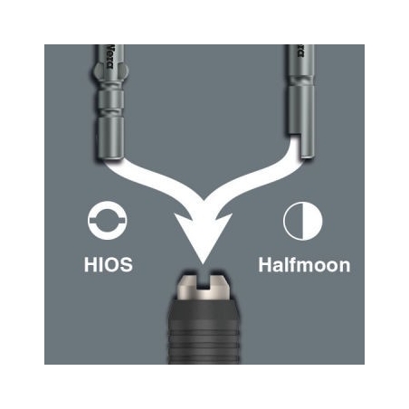 WERA 1013 Micro ESD half-moon bit-handhouder