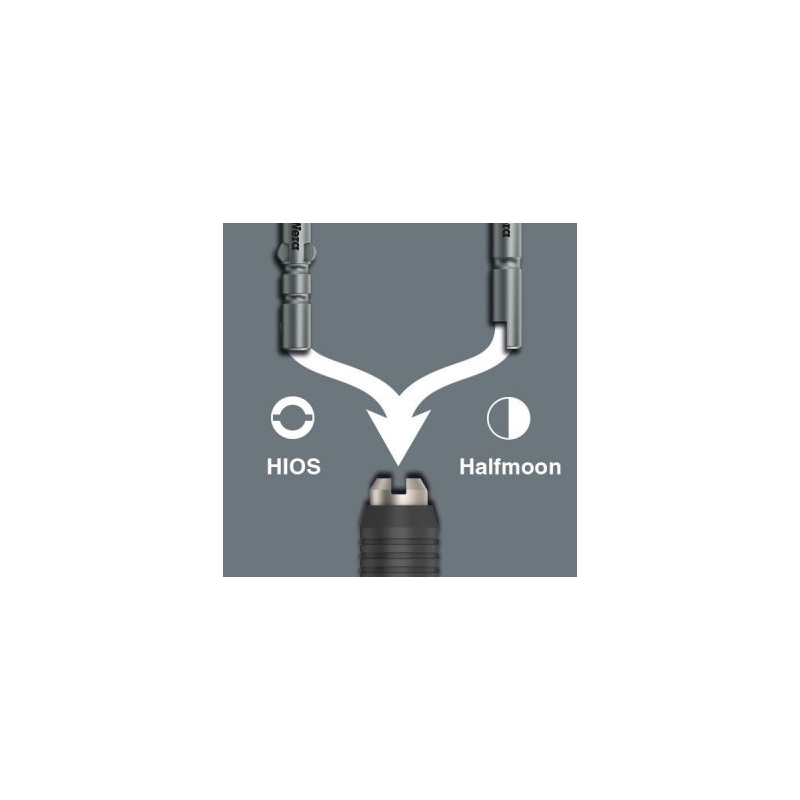 WERA 1013 Micro half-moon bit-handhouder