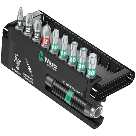 WERA Bit-Check 10 BiTorsion 3 SB WERA Bit-Check 10 BiTorsion 3 SB