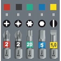 WERA Bit-Check BC 6 Impaktor. Lange bits