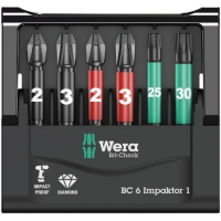 WERA Bit-Check BC 6 Impaktor. Lange bits WERA Bit-Check BC 6 Impaktor. Lange bits