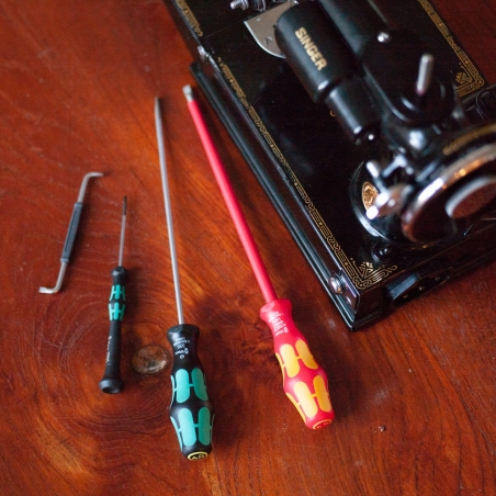 WERA Singer gereedschapset(onderhoud/reparatie) WERA Singer gereedschapset(onderhoud/reparatie)
