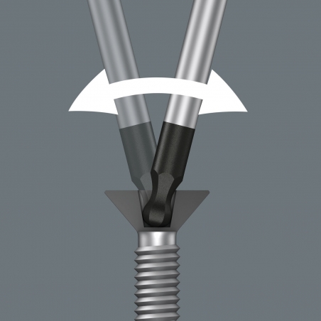 WERA 2052 Kraftform Micro Inbus/Binnenzeskant kogel-kop 1.5 mm x60mm