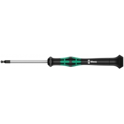 WERA 2052 Kraftform Micro Inbus/Binnenzeskant kogel-kop 2.5 mm x60mm WERA 2052 Kraftform Micro Inbus/Binnenzeskant kogel-kop 2.5 mm x60mm