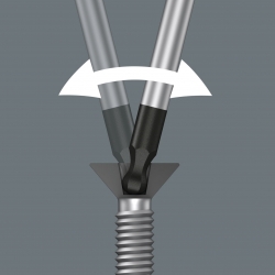 WERA 2052 Kraftform Micro Inbus/Binnenzeskant kogel-kop 3.0 mm x60mm