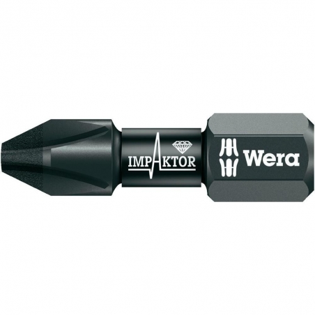 WERA Philips PH 3 IMPAKTOR 851/1 IMP DC / PH 3 X 25 Kruis-bit WERA Philips PH 3 IMPAKTOR 851/1 IMP DC / PH 3 X 25 Kruis-bit