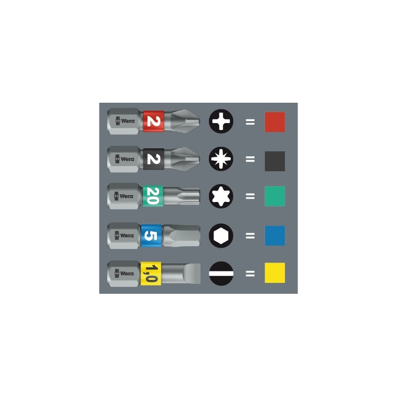 WERA 851/4 IMP DC Impaktor Bits Phillips 50 mm PH 2