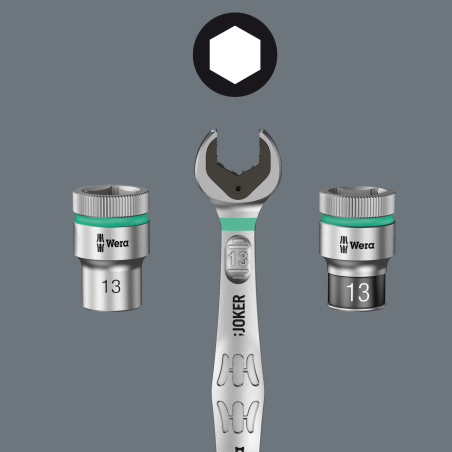 WERA Joker dubbele steeksleutel 10/13 mm WERA Joker dubbele steeksleutel 10/13 mm