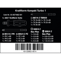 WERA Kraftform Turbo 1