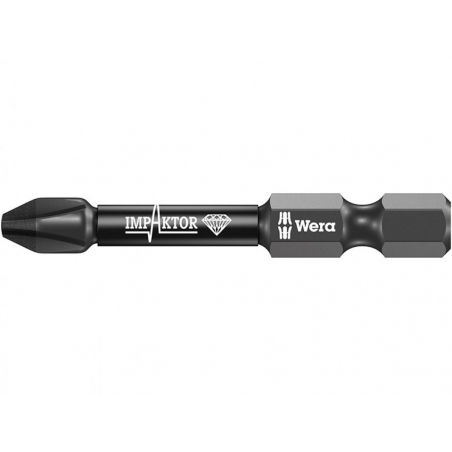 WERA 851/4 IMP DC Impaktor Bits Phillips 50 mm PH 2 WERA 851/4 IMP DC Impaktor Bits Phillips 50 mm PH 2