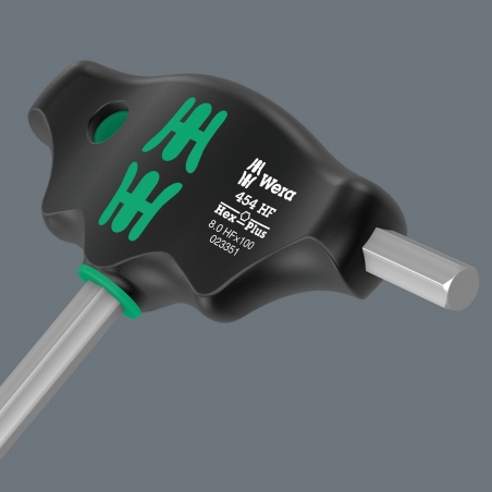WERA HF 454 T-Grip Inbus 8.0 x100 mm met vasthoudfunctie WERA HF 454 T-Grip Inbus 8.0 x100 mm met vasthoudfunctie