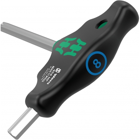 WERA HF 454 T-Grip Inbus 8.0 x100 mm met vasthoudfunctie WERA HF 454 T-Grip Inbus 8.0 x100 mm met vasthoudfunctie