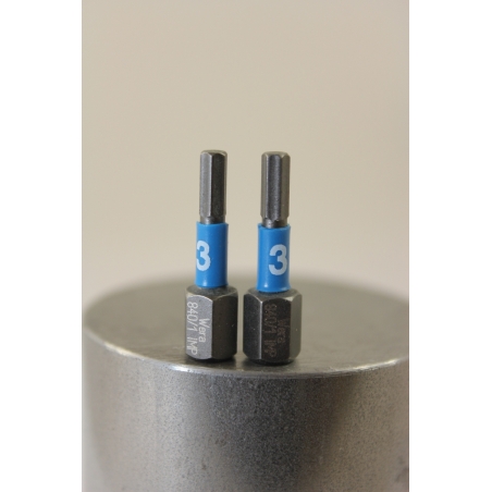 WERA zeskant(inbus) 3 mm impaktor 840/1 IMP DC IMPAKTOR hexa-Bit WERA zeskant(inbus) 3 mm impaktor 840/1 IMP DC IMPAKTOR hexa-Bit
