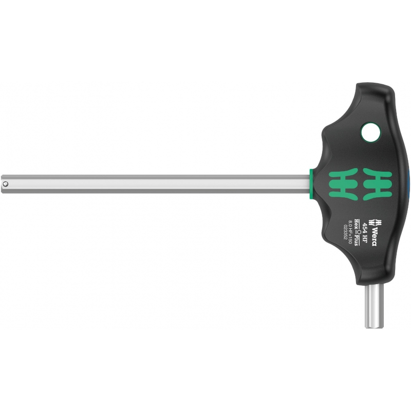 WERA HF 454 T-Grip Inbus 10.0 x200 mm met vasthoudfunctie