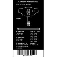 WERA Kraftform Kompakt 400 T-grip WERA Kraftform Kompakt 400 T-grip