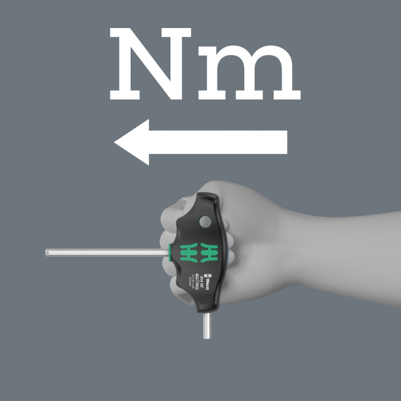 WERA 467/7 TORX® HF T-greep-TORX®-schroevendraaierset met vasthoudfunctie